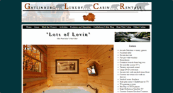 Desktop Screenshot of gatlinburgluxurycabins.com